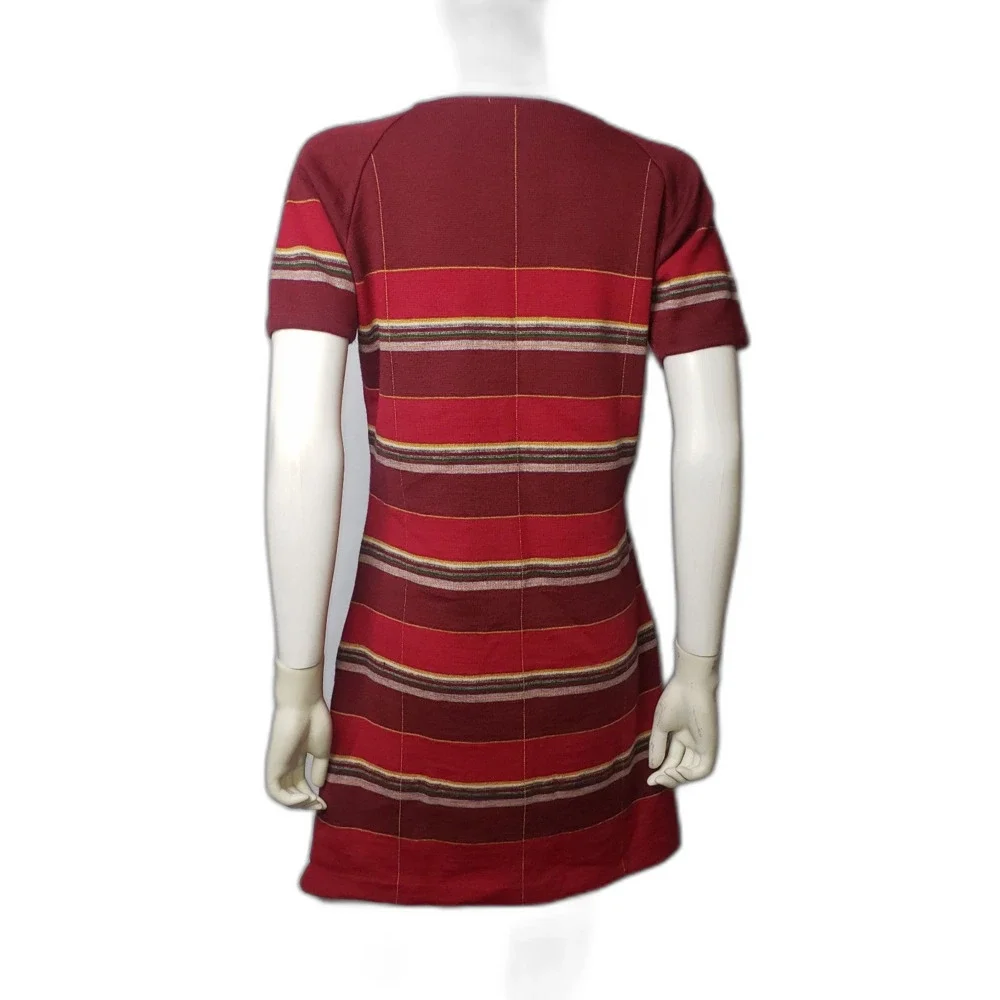 Vintage FREE PEOPLE Short Sleeve Wool Winter Dress Womens Size Medium